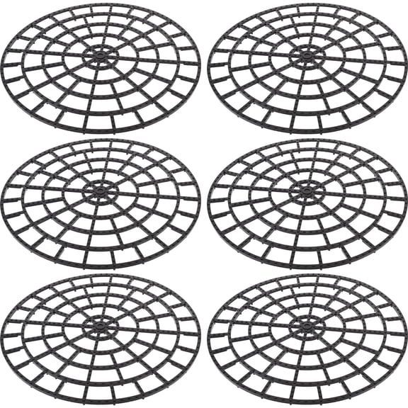 LOLIPPYY 6Pcs Flowerpot Bottom Mat Plastic Reusable Riser for Pots Outdoor Plant Elevator for Pots