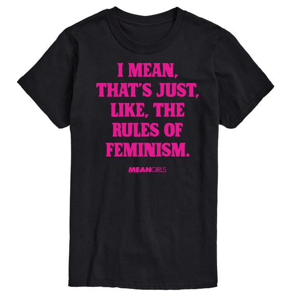 Mean Girls - Rules Of Feminism Men's Short Sleeve Graphic T-Shirt