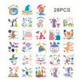 thumbnail image 1 of QualitChoice Halloween Decor Pumpkin Stencils Template for Painting DIY Drawing Painting Template Stickers, 1 of 5