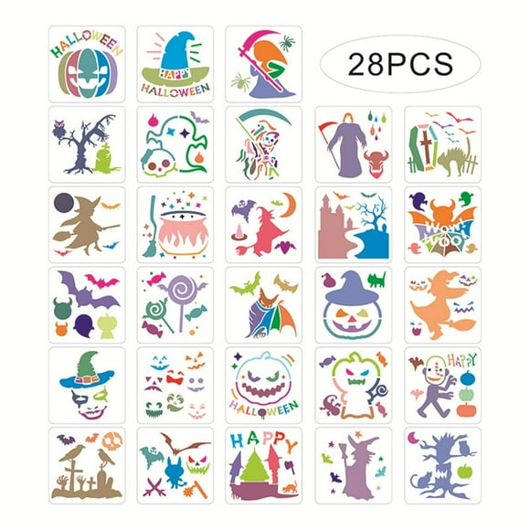 braveheart Halloween Decor Pumpkin Stencils Template for Painting DIY Drawing Painting Template Stickers