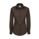 thumbnail image 1 of B&C- Camisa de manga larga Black tie para mujer (Café), 1 of 1