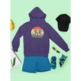 thumbnail image 3 of Frenchie Bulldog Retro Style Hoodie Juniors -Image by Shutterstock,  x-Large, 3 of 4