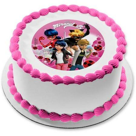 Miraculous Tales Of Ladybug And Cat Noir Marinette Adrien Edible