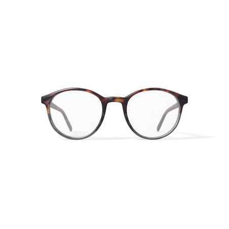 Phat Farm Men's HV724 Round Prescription Eyeglasses with Case, Green Tortoise