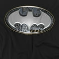 thumbnail image 2 of Batman T-Shirt Steel Wall Shield Unisex Graphic Tee For Men & Women, 2 of 7