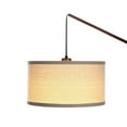 thumbnail image 4 of Brightech Hudson 2 Lampadaire à Arc Suspendu Contemporain avec Ampoule LED, Bronze, 4 of 12
