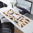 thumbnail image 2 of Long Mouse Pads for Desk,Beige Realistic Dinosaurs Pattern Desk Mats on Top Of Desks, Desk Mouse Pad Extra Large with 3mm Non-Slip Base and Stitched Edge for Gaming,Office,Work,Home 31.5"x11.8", 2 of 6
