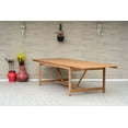 thumbnail image 2 of Amazonia Amoise Teak Finish 9 Pieces Extendable Rectangular Patio Dining Set, 2 of 8