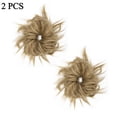 thumbnail image 2 of LELINTA 2PCS Updo Messy Wavy Hair Bun Tousled Messy Updo Bun Extensions Band Donut Chignons Scrunchies Ponytail Hairpiece Extension,45g, 2 of 7
