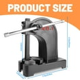 thumbnail image 5 of 1 Ton Heavy Duty Manual Arbor Press - 5.5" Working Height, Ideal for Precision Metalworking Tasks, Black, 5 of 7