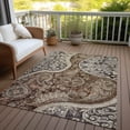 thumbnail image 6 of Addison Rugs Chantille Indoor/Outdoor Transitional Swirl Brown Washable Rectangle Rug, 5' x 7'6", 6 of 6