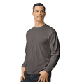 thumbnail image 5 of Gildan Heavy Cotton T-Shirt for Men, Long Sleeve Crew Neck Classic Fit Tee, Charcoal, 2XL, 4 Pack, 5 of 6