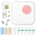 thumbnail image 2 of Mini Sticker Printer Bluetooth Thermal Printer with 10 Rolls Papers and Stickers for Picture, Receipt, Notes, 2 of 5