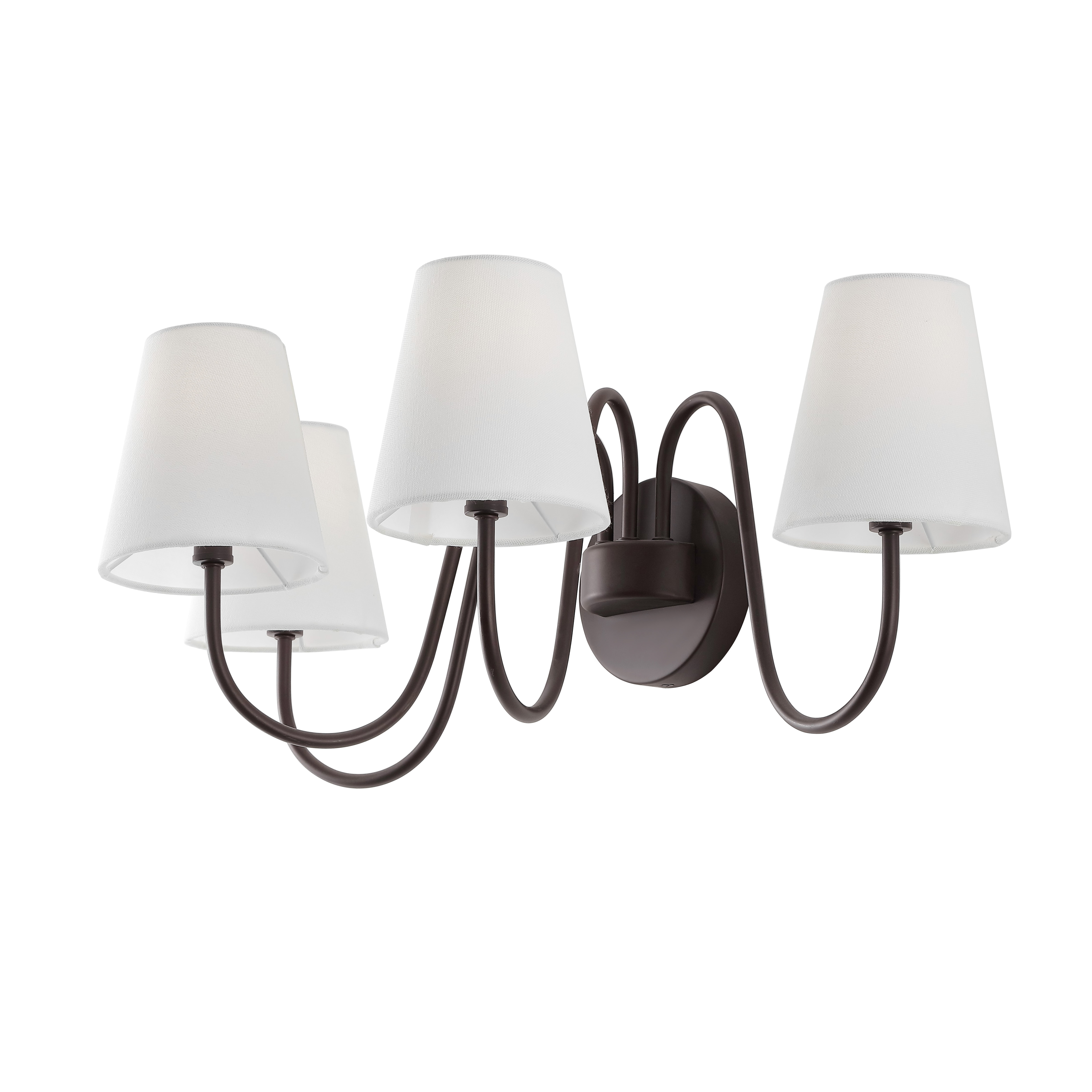 Safavieh Rhea 4-Light 26.5" Contemporary Iron Sconces, White