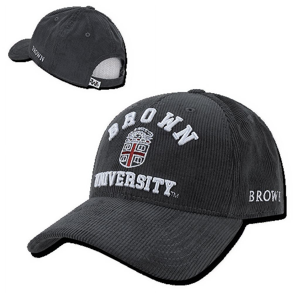 NCAA Brown Bears University Structured Corduroy Baseball Caps Hats Charcoal - image 2 of 2