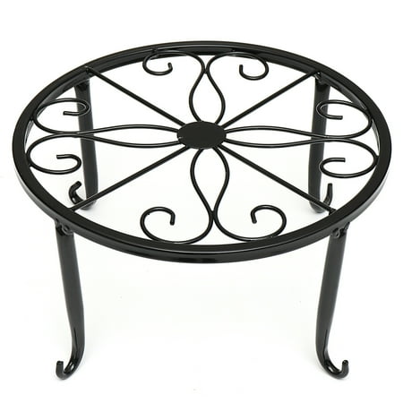pot shelf iron garden plant 13cm wrought shelves rack holder stand flower