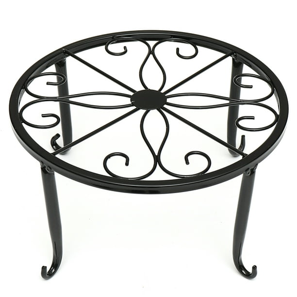 Wrought Iron Pot Plant Stand Flower, Wrought Iron Plant Stand With Shelves