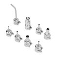 thumbnail image 2 of 8PCS Hot Air Gun Nozzle Zinc Alloy Desoldering Nozzle Assortment Soldering Station Repair Tool, 2 of 5