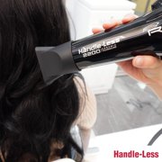 Red by Kiss Handle-Less 2200W Ceramic Tourmaline Hair Dryer, 3 Heat Settings, Pro Blow Dryer with Comb Attachment, Ionic for Frizz-Free Shine, Detangler & Straightening for 4C