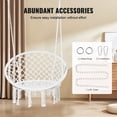 thumbnail image 4 of Hamaca colgante VEVOR, silla colgante de macrame para interior y exterior, 4 of 9