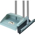 thumbnail image 1 of Upright Broom and Dustpan Set with Long Handle, Stainless Steel, Blue-Gray, 1 of 1