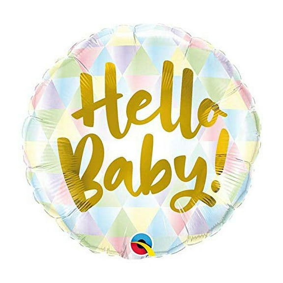 Qualatex 18" Hello Baby! Foil Mylar Balloon