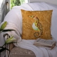 thumbnail image 3 of Carolines Treasures 8640PW1414 Seahorse Fabric Decorative Pillow 14HX14W multicolor, 3 of 4