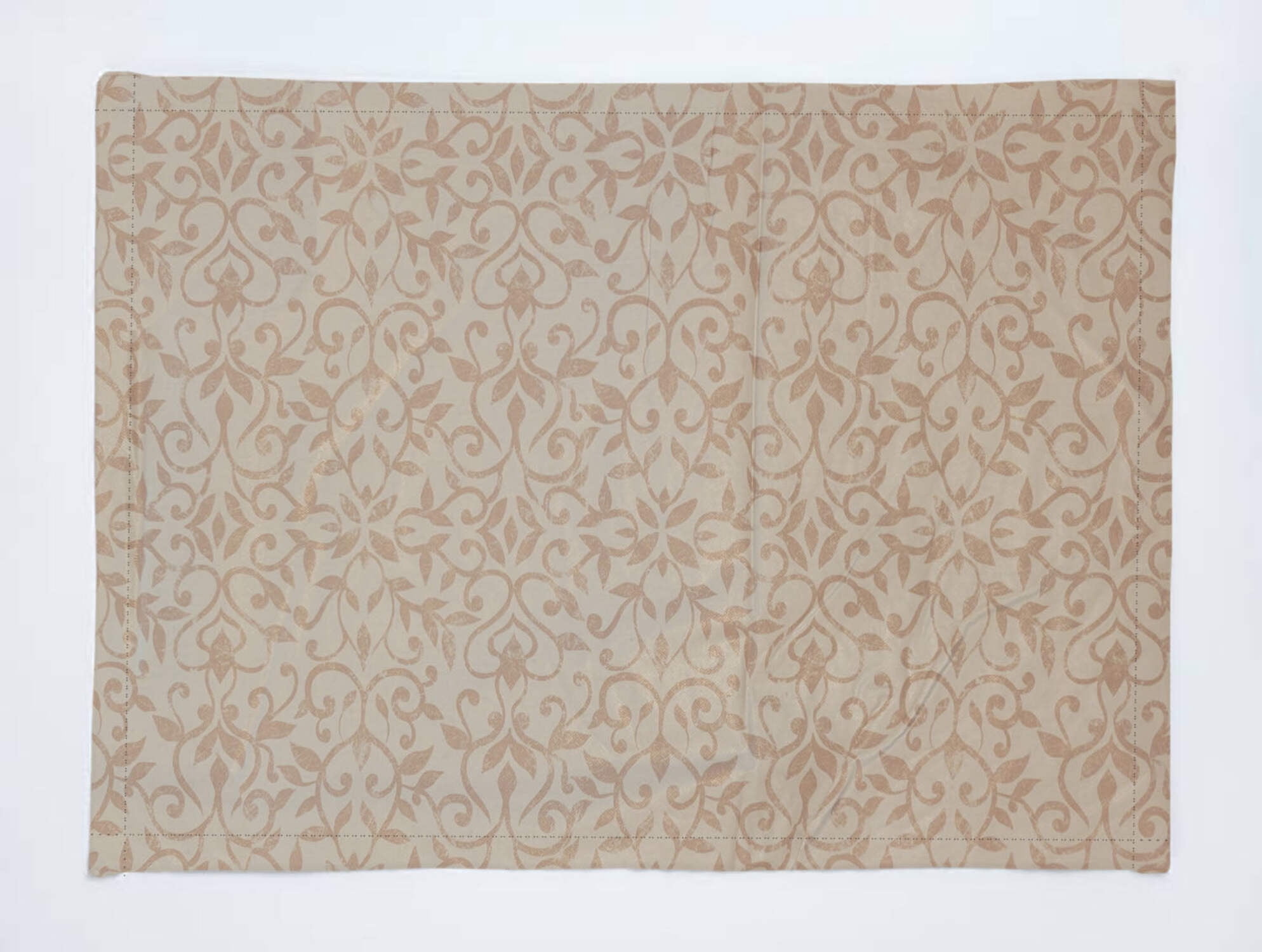 Plastic with Flannel Backing Dinner Table Placemats Holiday Home Decoration 13" x 19" (Pack of 4)