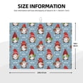 thumbnail image 2 of Yiaed Snowflake Christmas gnome Print Highly Absorbent Microfiber Kitchen Counter Mat, Dish Drying Pad for Dishes, Utensils, Pots and Pans, Large 18" x 24", 2 of 7
