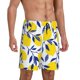 thumbnail image 2 of Fotbe Tropical Lemon Pantalones Cortos de Pijama para Hombre, Ropa de Dormir, Pantalones de Pijama Cortos para Hombre-4X-Large, 2 of 6
