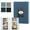 Navy#2299, variant on RuiJiao Eco-Friendly Linen Photo Album with 300 Storage Pockets and Writing Space for 6x4 Inches Pictures