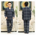 thumbnail image 1 of de 100%  Loungewear con botones y pantalones Estilo 1 Hugo  pijamas de hombre, 1 of 10