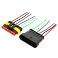 thumbnail image 4 of 2 Sets 4/5/6 Pin Car Waterproof Electrical Connector Plug with Wire Cable6P, 4 of 8