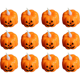 thumbnail image 1 of Paquete de luces de té de calabaza parpadeantes de 12 calabazas LED parpadeantes para Halloween, Navidad Adepaton CPB-CJZ14-1, 1 of 5
