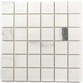 thumbnail image 4 of The Tile Life Penthouse White Fantasy Porcelain Grid Mosaic Tile - 12 x 12 in. - Matte - 9-Piece - Floor, Wall, Backsplash, 4 of 8