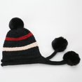 thumbnail image 2 of LinYooLi Bonnet Épais pour Femmes avec Pompons, Chapeau Crâne Tricoté Chaud Doux Doublé Tendance, 2 of 6