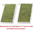 thumbnail image 3 of Filtro de aire de cabina EPauto CP681 con carbón activado Tesla, 3 of 4