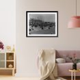 thumbnail image 3 of Historic Framed Print, Bath house and beach, Long Beach, Calif., 17-7/8" x 21-7/8", 3 of 9