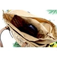 thumbnail image 4 of PIKADINGNIS Women Summer Beach Tote Bags Large Straw Bag Handwoven Rattan Shoulder Top-Handle Handbag, 4 of 4