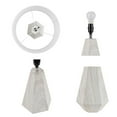 thumbnail image 4 of INK+IVY Flinn Modern Resin Table Lamp with Faux Wood Texture in White, 4 of 8