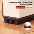thumbnail image 4 of Door Draft Stopper, 35.4 Inch Self Adhesive Door Sweep Weather Stripping, PVC Under Door Seal for Draft Dust Noise and Air Gap Blocking, Bottom Door Guard for Bedroom Bathroom Office and Entryway, 4 of 6