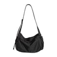 thumbnail image 1 of Bolso cruzado bolso de hombro suave casual para viajes deportivos diariamente de viaje de servicios públicos Negro, 1 of 8