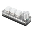 thumbnail image 4 of Clavier de Jeu, Mini Clavier de Raccourci Portable 3 Touches RGB Rétro-Éclairage Blanc Multifonctionnel pour le Contrôle Industriel, 4 of 8