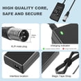 thumbnail image 3 of 42V 2A Electric Bike Battery Charger for 36V Lithium Battery Quick Charger with Male 3-Pin XLR Connector, 3 of 10