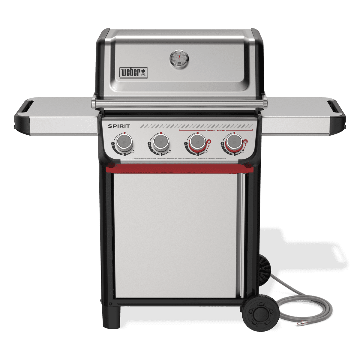 Weber Spirit S-425 4 Burner Natural Gas Grill, Stainless Steel