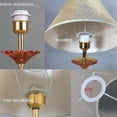 thumbnail image 3 of Table Lamp Lampshade Accessories E27 Lower Diameter 30cm White, 3 of 5