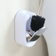 thumbnail image 4 of Cepillo para inodoro montado en la pared, baño, lavabo, mango de acero inoxidable, cepillo con caja de soporte, blanco seitruly HA000134-01B, 4 of 6