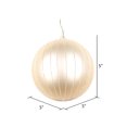 thumbnail image 2 of Vickerman 5" Champagne Matte Glitter Ball Christmas Ornament, 4 pieces per bag, 2 of 2