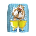 thumbnail image 5 of Fotbe Dog Takes a Bath in the Bathtub Pajama Shorts for Men, Men's Pajama Bottoms, Sleepwear,Short Pajama Pants-Medium, 5 of 9