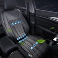thumbnail image 4 of Cojín de asiento de masaje con ventilación de verano para automóvil de 12 V/24 V, almohadillas de asiento de masajeador de enfriamiento transpirable, almohadillas de asiento con ventilación interior d, 4 of 5